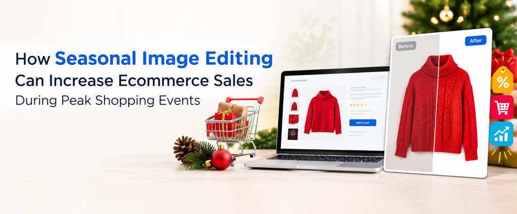 How Seasonal Image Editing Can Increase Ecommerce Sales During Peak Shopping Events - Cover Image